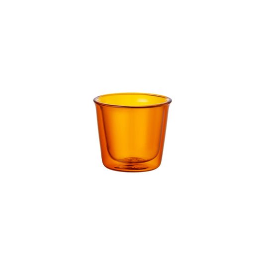CAST AMBER double wall glass 250ml